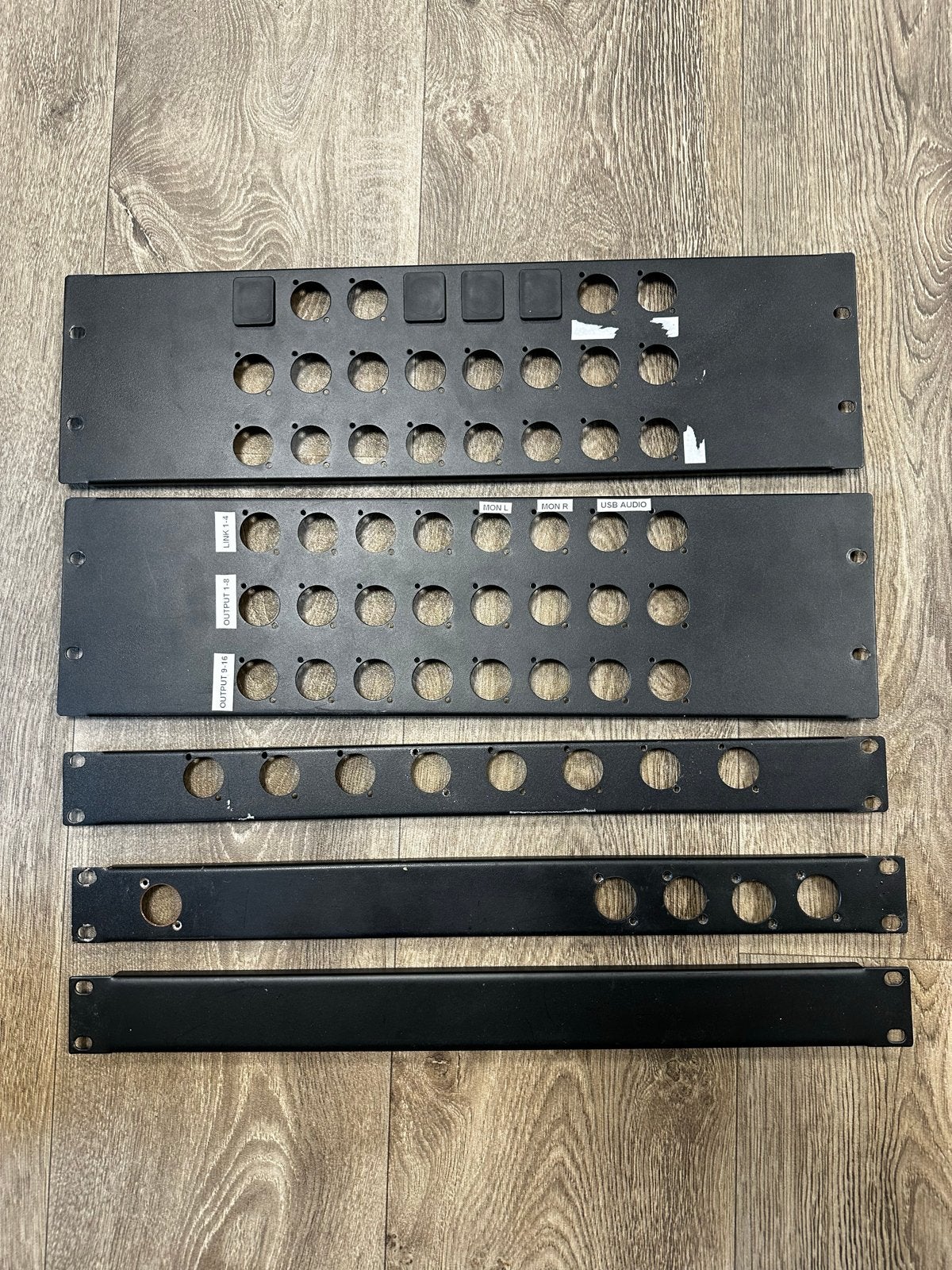 Diverse 19'' rack panelen voor audio rack, Ophalen of Verzenden, Gebruikt