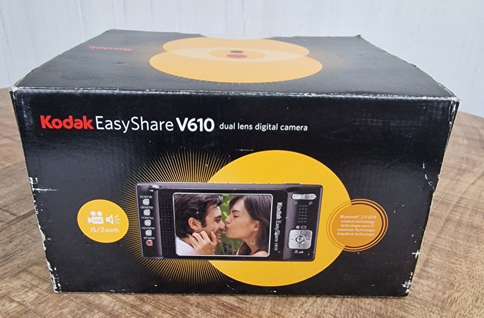 Kodak EasyShare V610 Dual Lens Digitale Camera, Gebruikt, Accu, 8 keer of meer, Ophalen