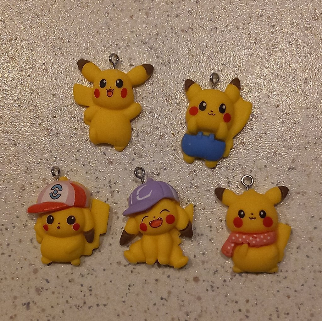 Pikachu 3D bedels, Ophalen of Verzenden, Nieuw, Bedel