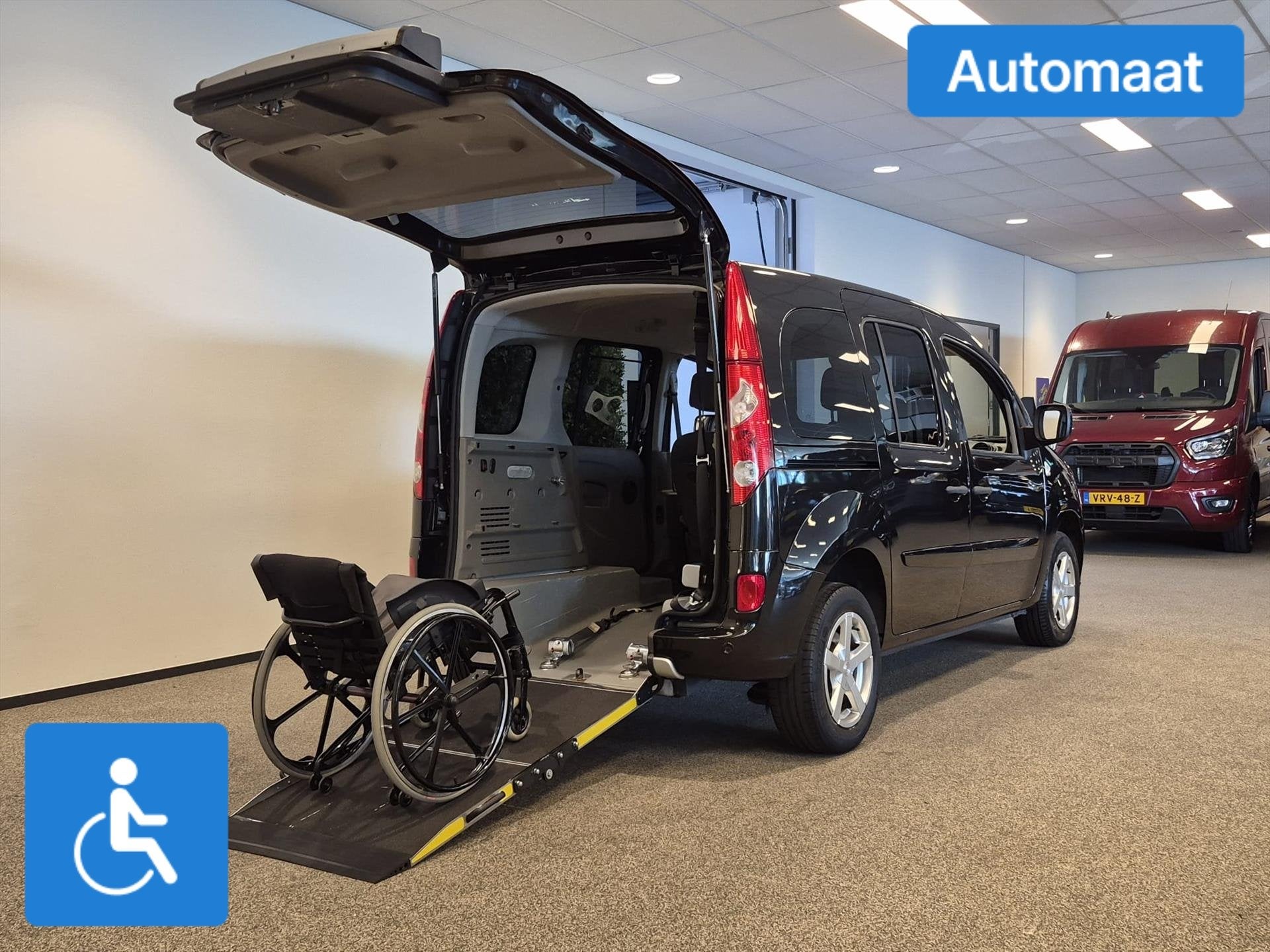 Renault Kangoo Rolstoelauto Automaat 2+1, Auto's, Automaat, 12 maanden, Stof, Gebruikt