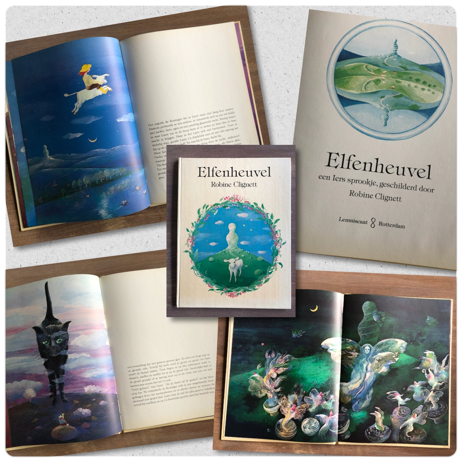 Prentenboek elfenheufel Robine Clignett, Ophalen of Verzenden, Zo goed als nieuw, Prentenboek