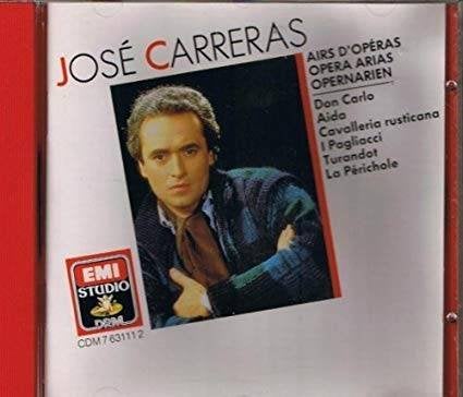 Cd Jose Carreras : Opera arias, Ophalen of Verzenden, Classicisme, Zo goed als nieuw, Opera of Operette