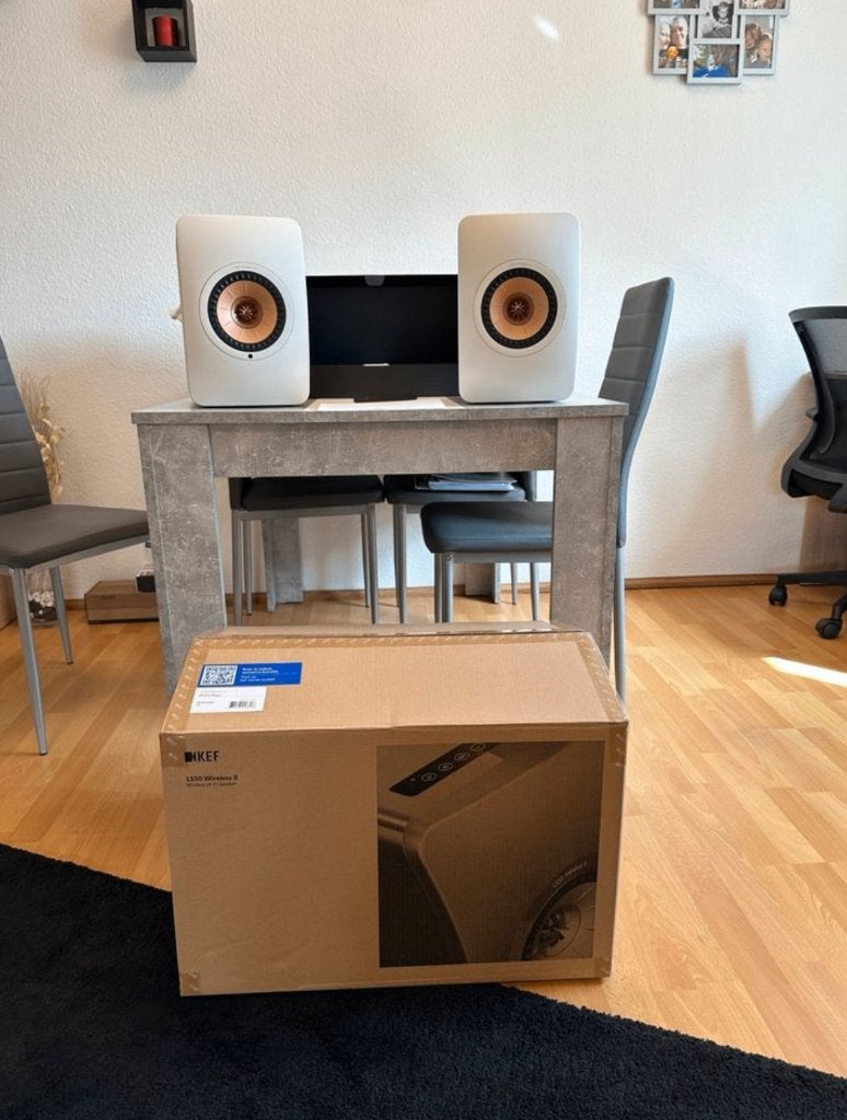 KEF LS50 Wireless II – wit, in originele doos