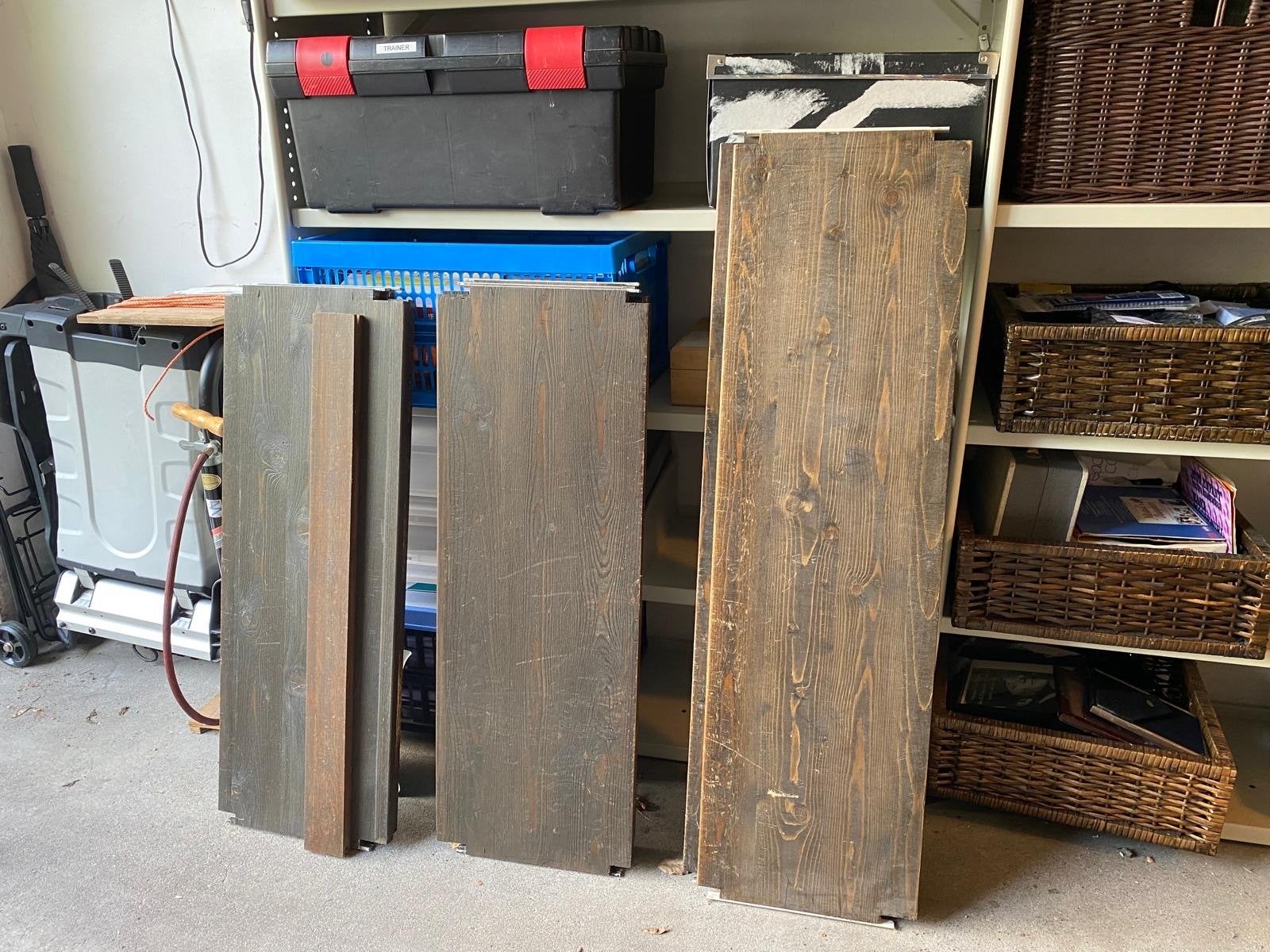 Lundia  boekenplanken bruin - diverse maten, Huis en Inrichting, Kasten | Boekenkasten, Ophalen, Gebruikt, 50 tot 100 cm, Minder dan 100 cm