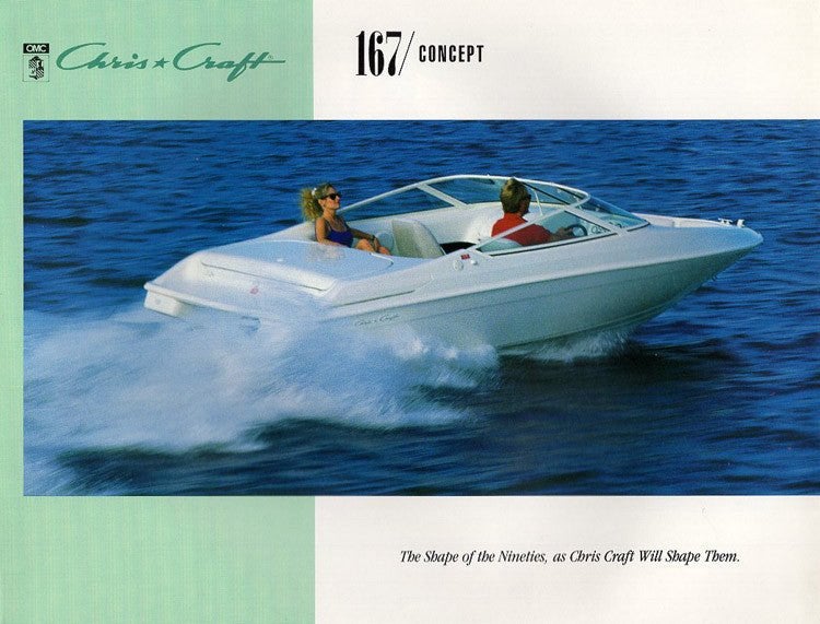 Chris-Craft 167 Concept Bowrider Gereviseerd Motor + Trailer, Ophalen, Gebruikt