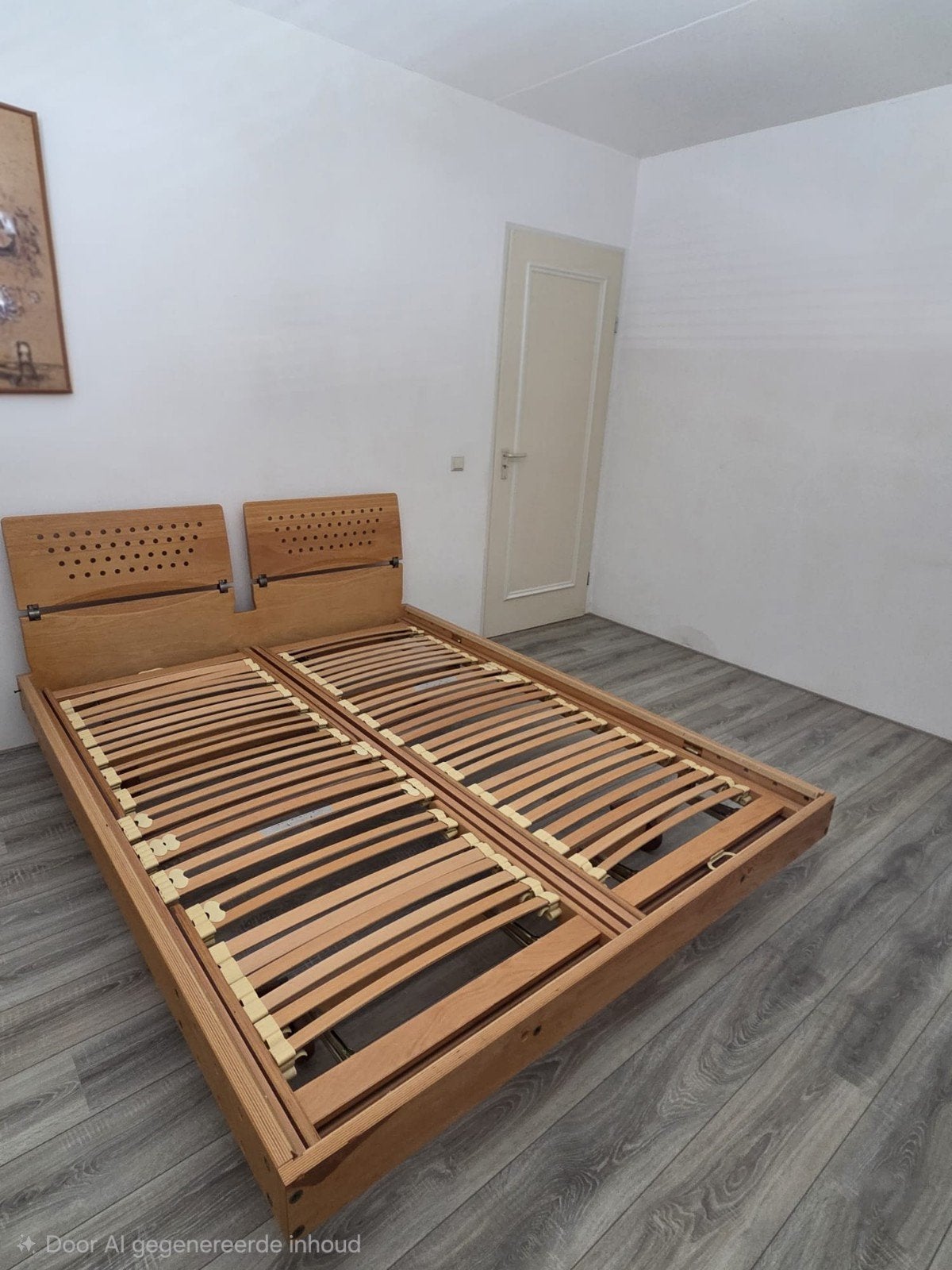 Ledikant voor 2 personen, Huis en Inrichting, Slaapkamer | Bedden, Ophalen, Gebruikt, 210 cm, Tweepersoons