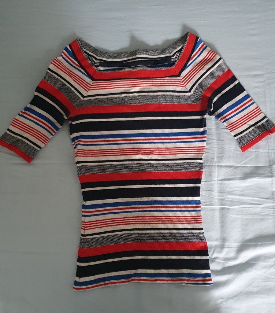 gestreepte trui, Ophalen, Meerkleurig, Zo goed als nieuw, Maat 34 (XS) of kleiner