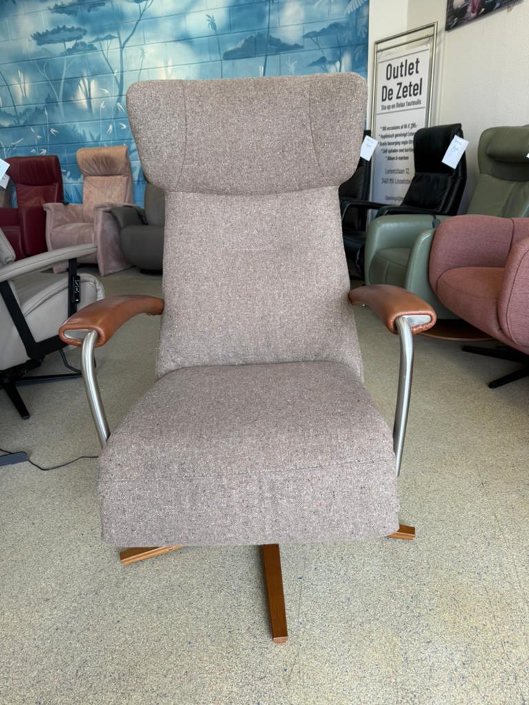 Prominent C102 relax fauteuil met kantel functie relaxstoel, Nieuw, Ophalen of Verzenden, Gratis bezorging regio Utrecht zelf ophalen met korring
