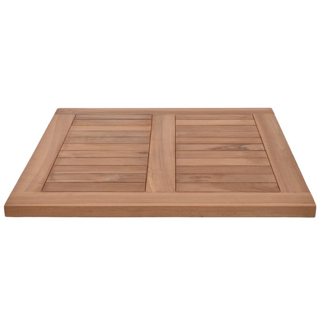 Teakhouten terras tafelblad vierkant 70 x 70 cm, Ophalen of Verzenden, Nieuw