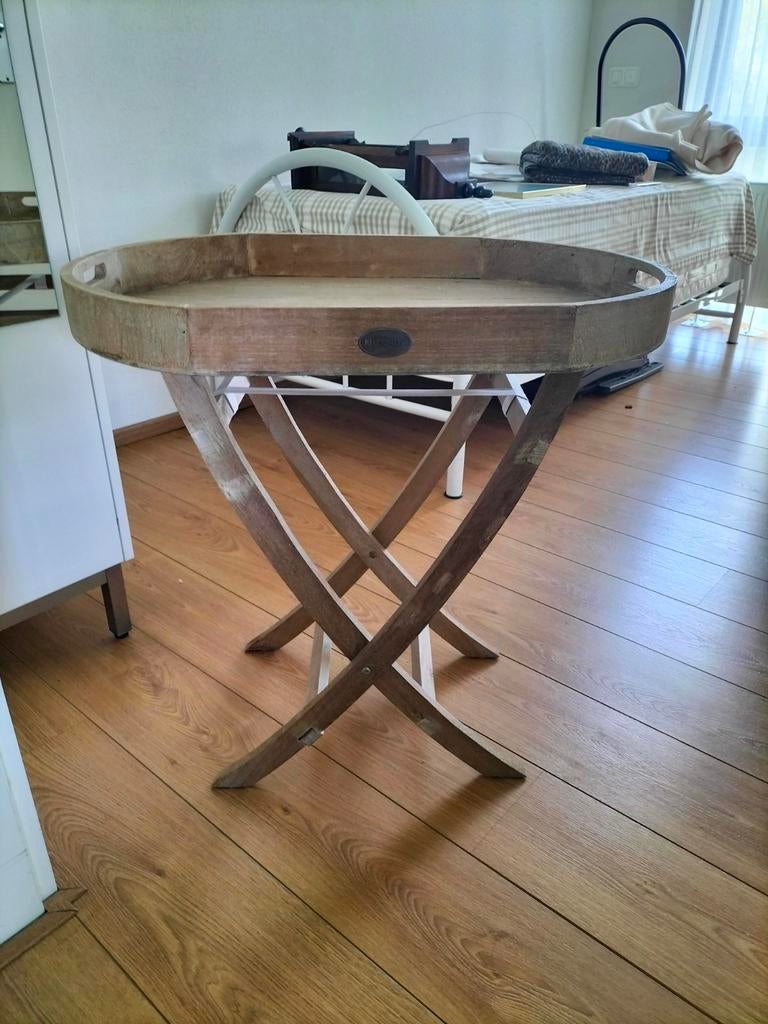 Riverdale tafeltje, Ophalen, Ovaal, Hout