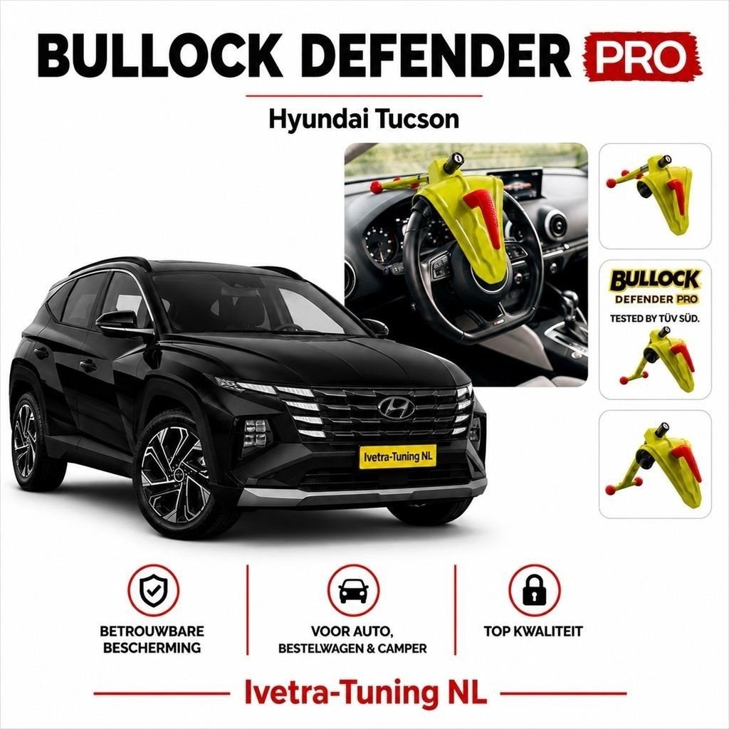 Stuurslot Hyundai Tucson | Stuurklem Hyundai Tucson, Ophalen of Verzenden, Info@ivetra-tuning.nl | www.ivetra-tuning.nl, Ivetra-Tuning NL