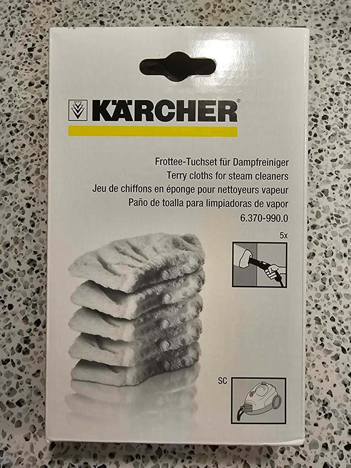 Karcher  5 stuks overtrek voor stoomreinigers., Ophalen of Verzenden, Schoonmaakmiddel