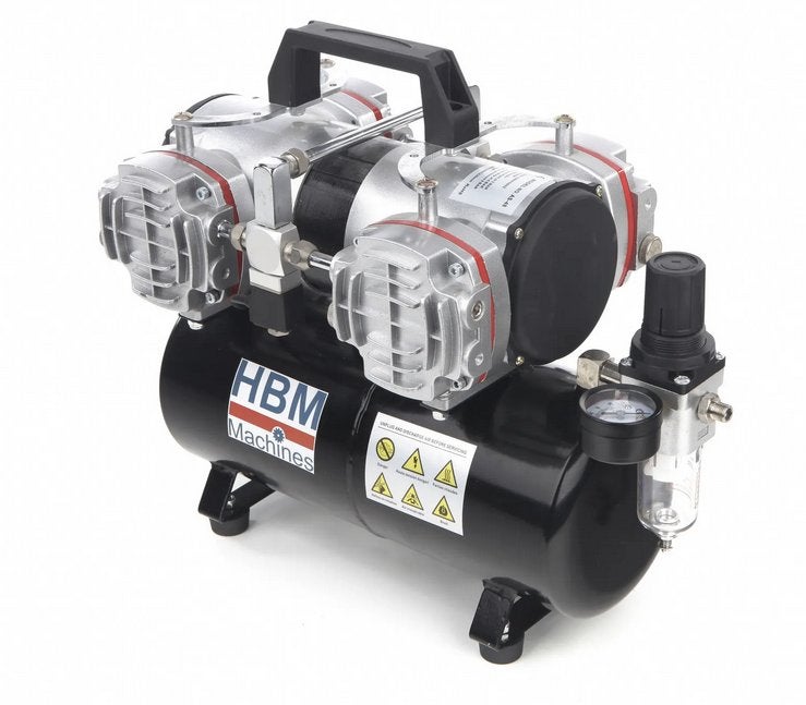 HBM AS 48 A Compressor, Ophalen of Verzenden, Zo goed als nieuw, Minder dan 200 liter/min, Olievrij