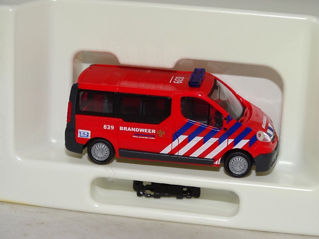 1/87 Busch Opel  Vivaro Brandweer Utrecht, Hobby en Vrije tijd, Ophalen of Verzenden, Nieuw, Bus of Vrachtwagen, Overige merken