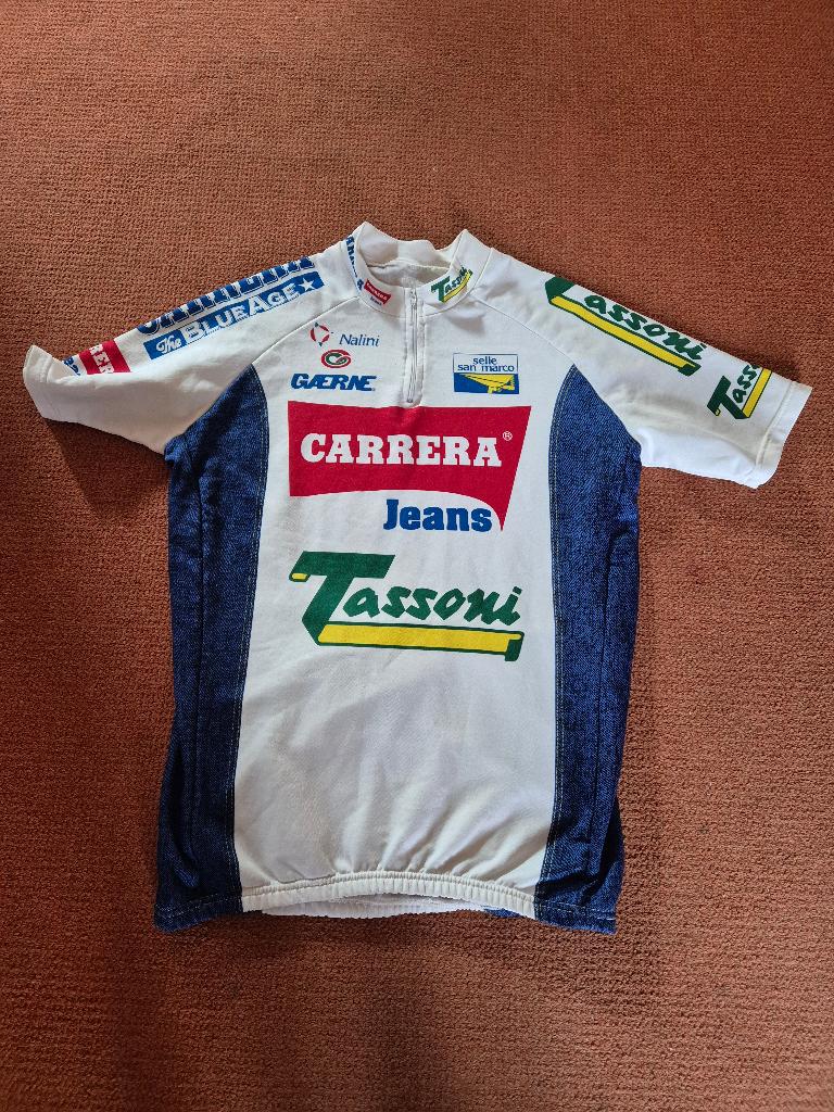 wielershirt wielerploeg Carrera Tassoni, Fietsen en Brommers, Ophalen of Verzenden, Gebruikt, Bovenkleding