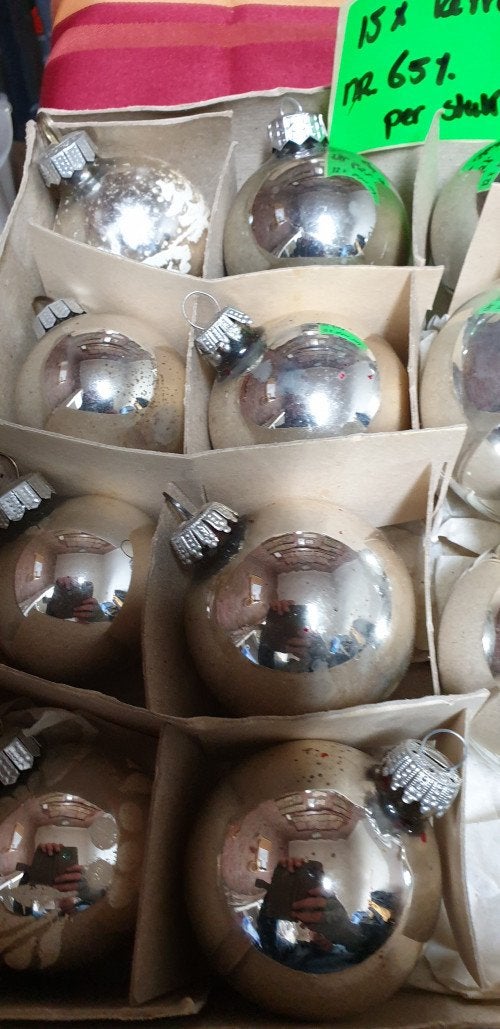 651 ] kerstballen retro, Ophalen of Verzenden, 'T Olde Gre-j, Info@toldegrej.nl, Endepoelstraat 20f Didam