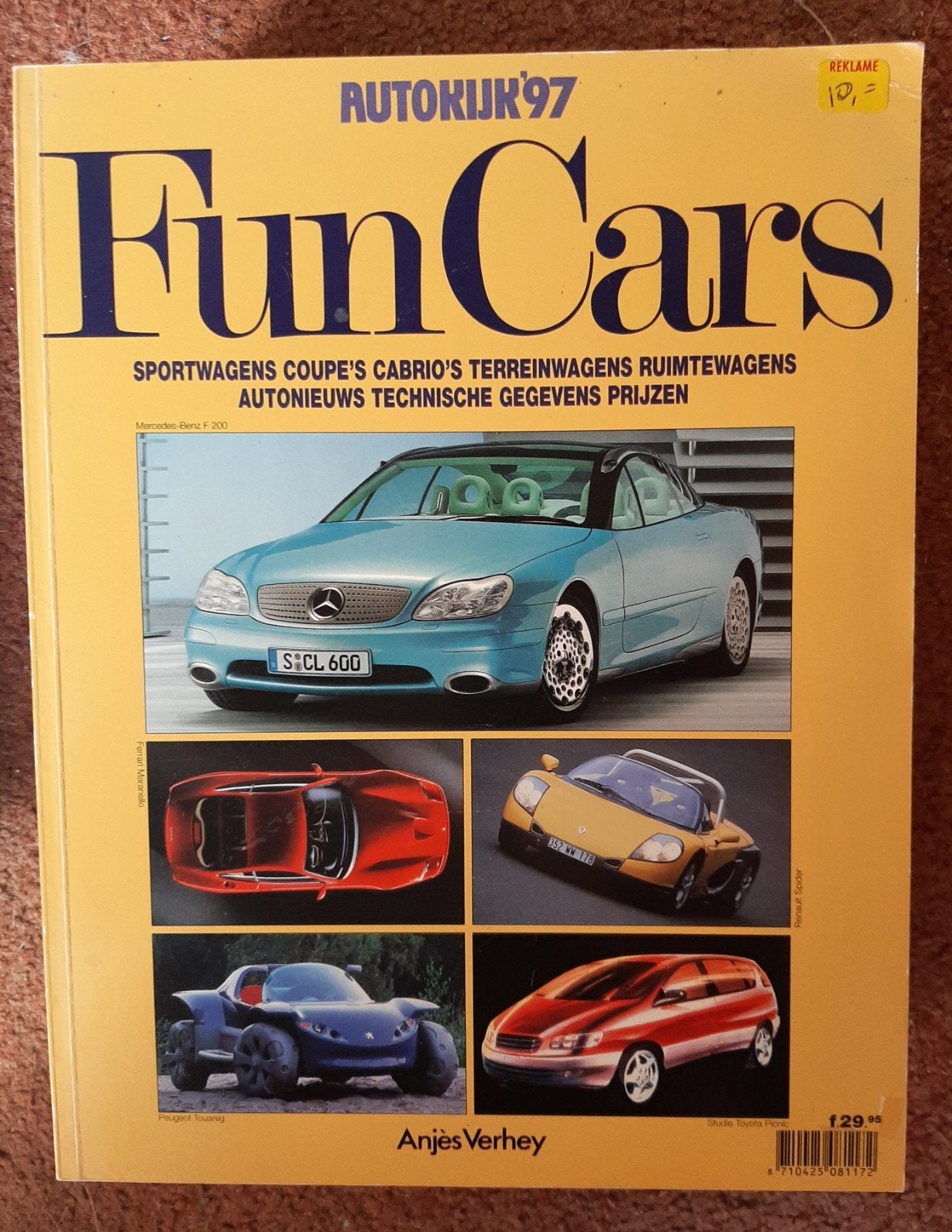 Autokijk '97 Fun Cars - Sportwagens, Coupés, Cabrio's, Ophalen of Verzenden, Gelezen, Algemeen