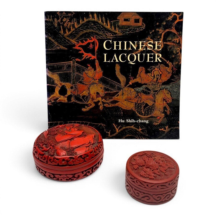 Twee Chinees lakwerken doosjes, Ophalen of Verzenden