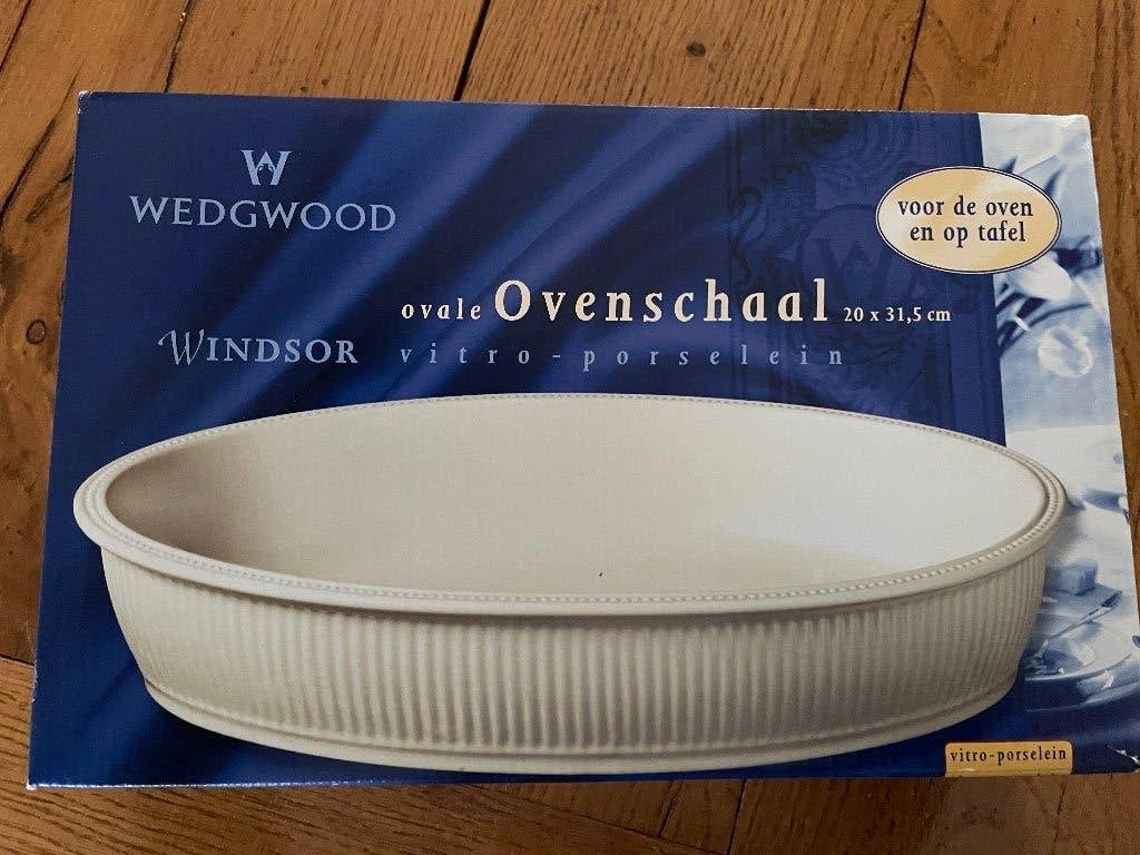 NIEUW: ovale Serveer- en/of Ovenschaal Wedgwood Windsor, Ophalen, Klassiek, Nieuw, Schaal of Schalen
