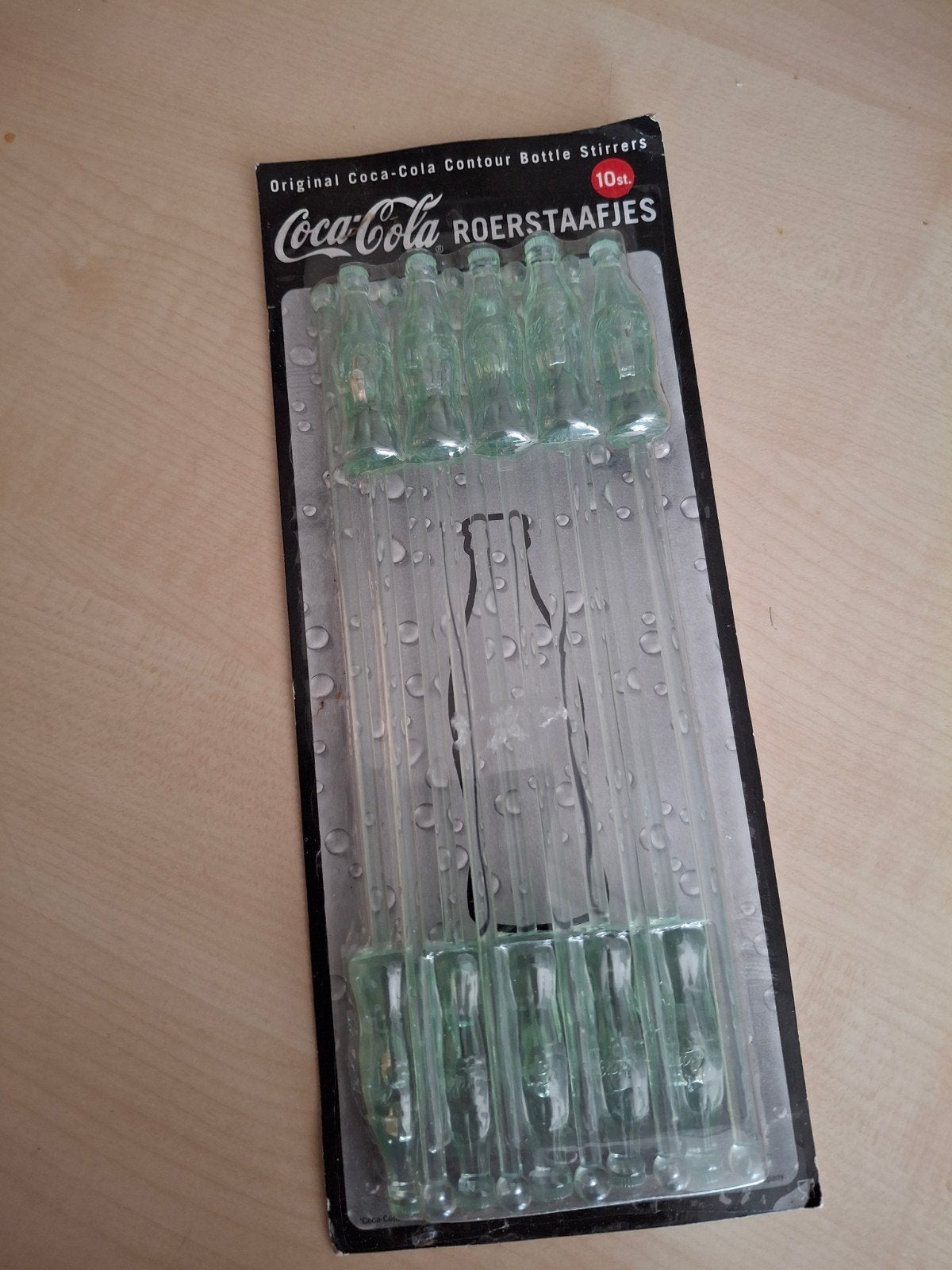 Coca-Cola Contour Fles Roerstaafjes - 10 stuks, Verzamelen, Ophalen of Verzenden, Nieuw, Gebruiksvoorwerp