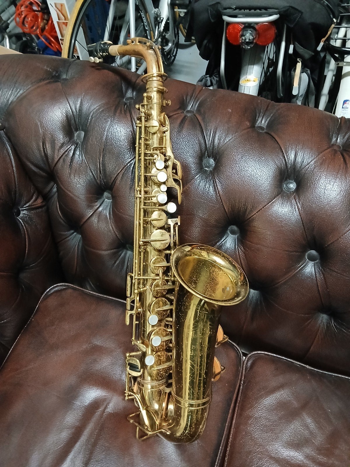 saxofoon, Muziek en Instrumenten, Blaasinstrumenten | Saxofoons, Ophalen of Verzenden, Gebruikt, Alt
