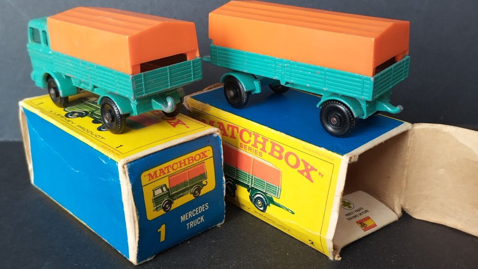 Mercedes Benz LP Lesney Matchbox Pol, Gebruikt, Lesney, Verzenden, .