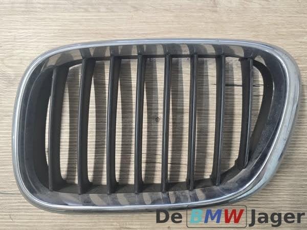 Grille links zwart met chroom BMW X5 E53 51138247673, Gebruikt, Ophalen of Verzenden, BMW