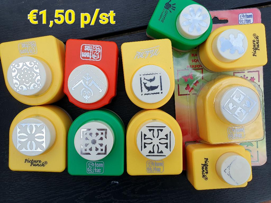 ponsen voor papier, knutselspullen, knutselen, kaarten maken, Ophalen, Gebruikt, Overige thema's, Pons of Mal
