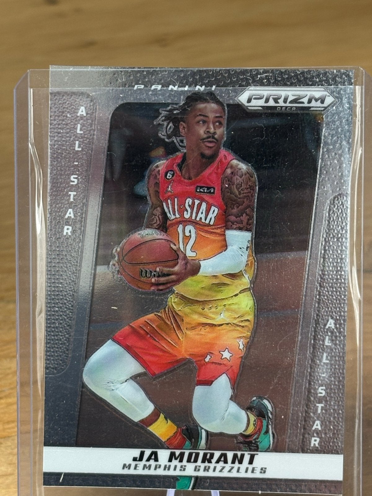 Ja Morant Prizm All-Star Spelerskaart Memphis Grizzlies, Ophalen of Verzenden, Zo goed als nieuw, Overige sporten, Spelerskaart