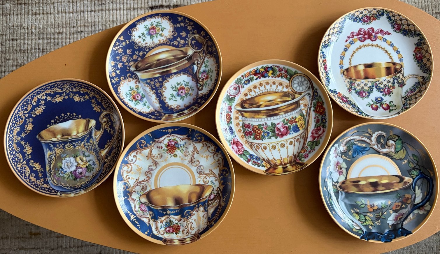 Bradford Exchange Treasures of Russian Tradition borden, Ophalen of Verzenden, Zo goed als nieuw, Porselein, Bord of Schaal