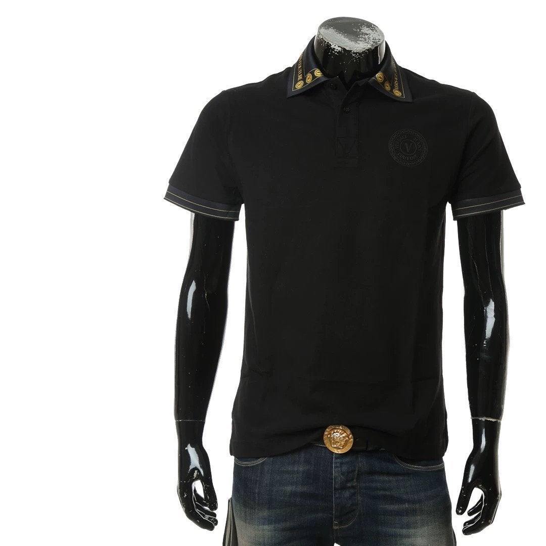 Versace Polo, Kleding | Heren, Polo's, Ophalen of Verzenden, Nieuw, Maat 46 (S) of kleiner, Zwart
