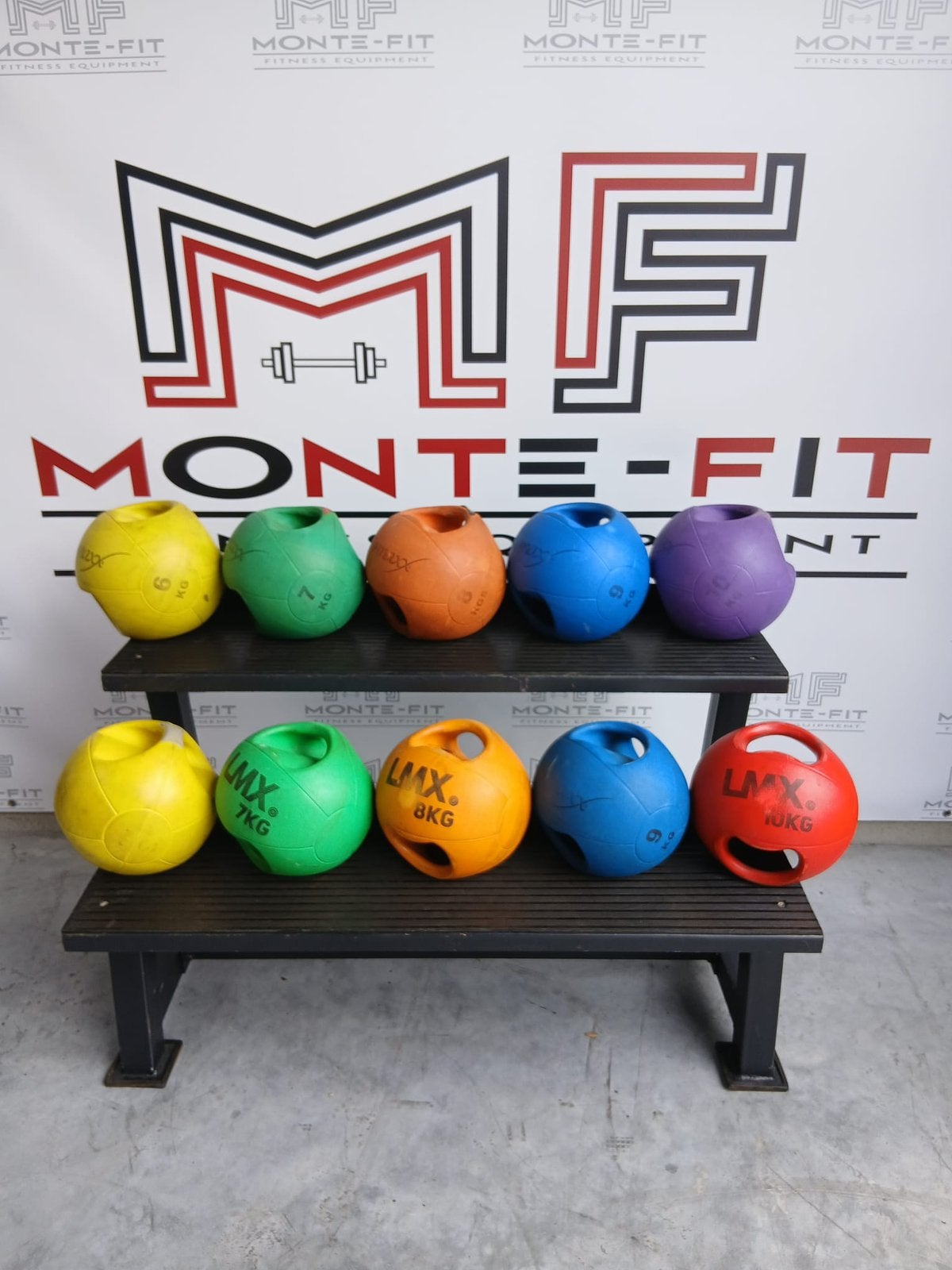Lifemaxx medicine ball | mooie set!!, Ophalen, Zo goed als nieuw, Overige typen