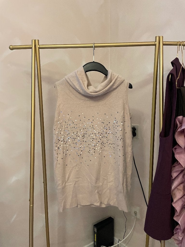 Lichtroze spencer met coltrui van Zara, Maat 38/40 (M), Zara, Ophalen of Verzenden, Roze
