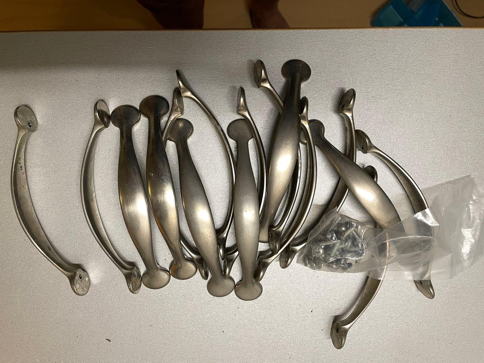 16 Landelijke Keukenkast Handgrepen - 12,8 cm, Verzenden, Zilver, Metaal, Overige typen