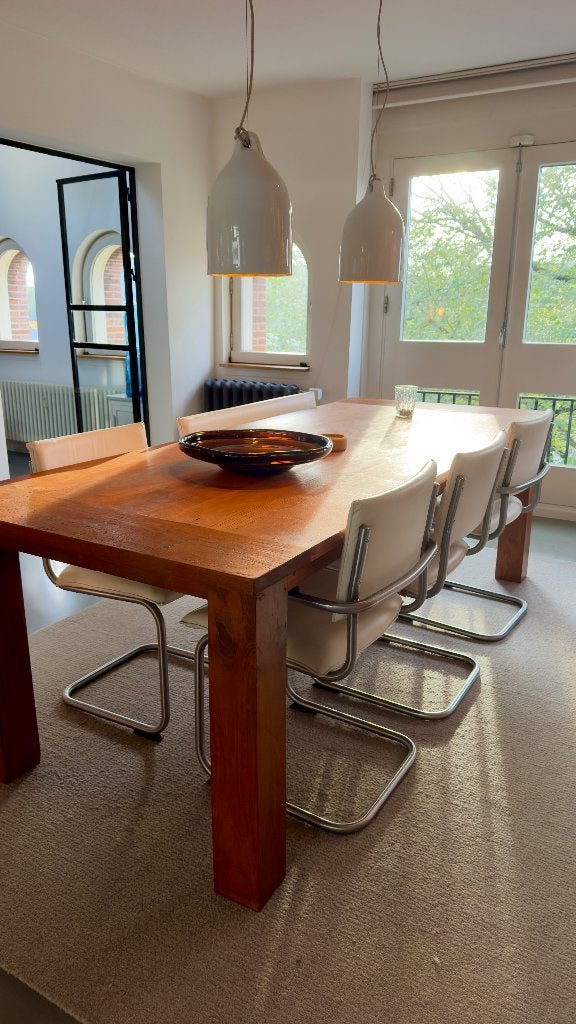 Jess Design stoelen in wit leer