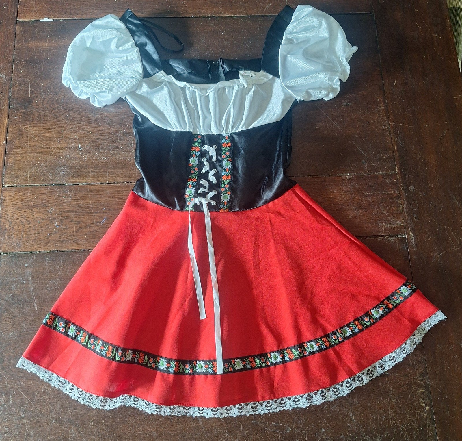 Oktoberfest Jurk Dirndl Maat S/M, Overige thema's, Kleding, Gedragen, Ophalen