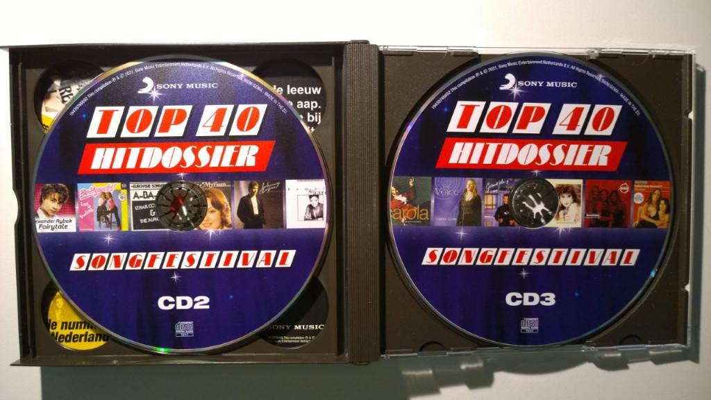Top 40 Hitdossier Songfestival (3 CD), Cd's en Dvd's, Cd's | Verzamelalbums, Ophalen of Verzenden, Zo goed als nieuw, Pop