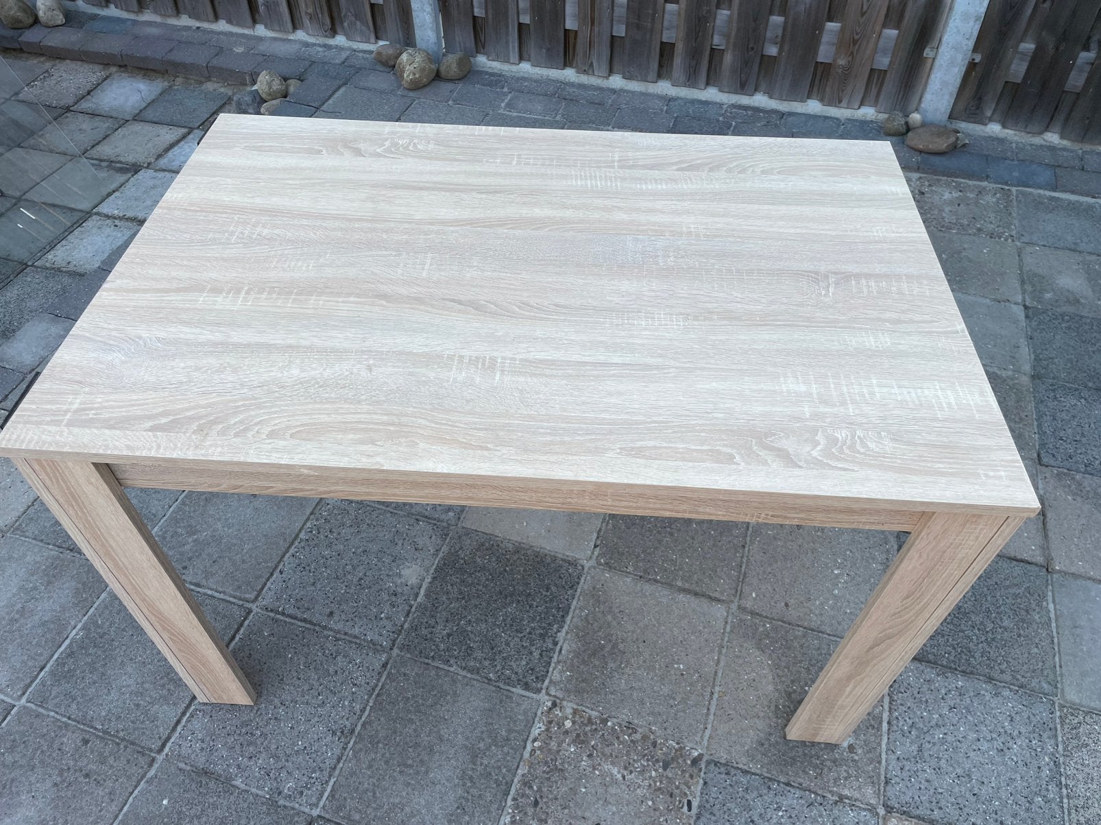 Eettafel, Huis en Inrichting, Ophalen, Overige materialen, Gebruikt, 100 tot 150 cm