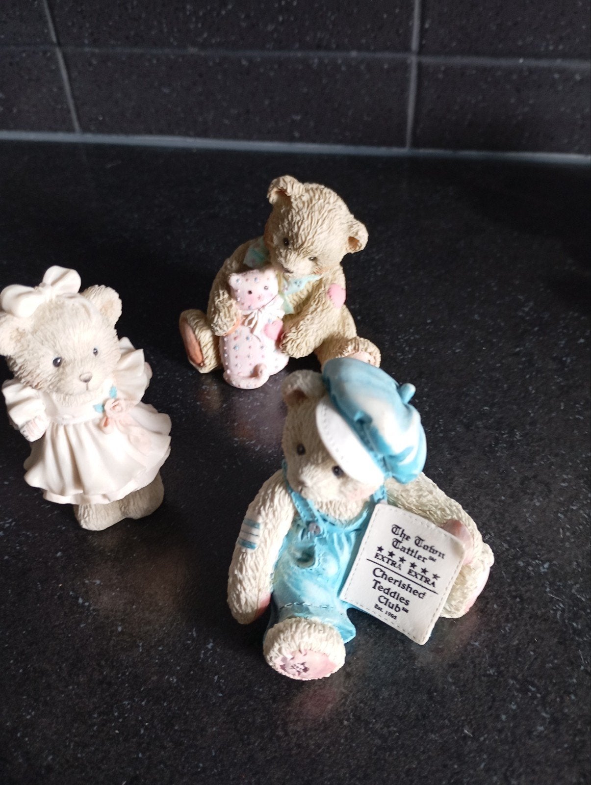 3 VINTAGE CHERISHED TEDDIES BEELDJES NU ALLES 12€ ZIE FOTO,S, Verzamelen, Ophalen of Verzenden, Zo goed als nieuw, Beeldje, Cherished Teddies