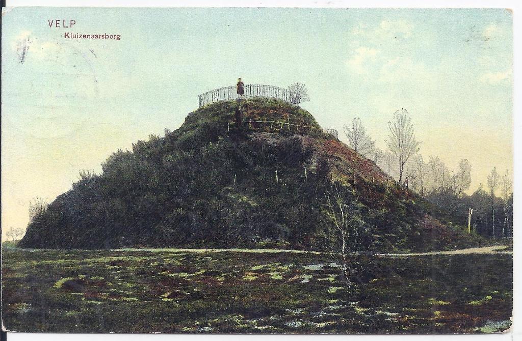 Velp Kluizenaarsberg Oude Gelopen Ansichtkaart (B372 ), Ophalen of Verzenden, 1920 tot 1940, Gelopen, Gelderland