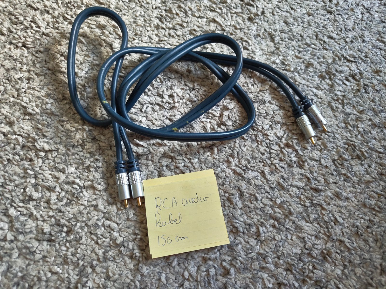 Kwalitatief RCA audiokabel 150 cm, Audio, Tv en Foto, Audiokabels en Televisiekabels, Ophalen of Verzenden, Gebruikt, Minder dan 2 meter