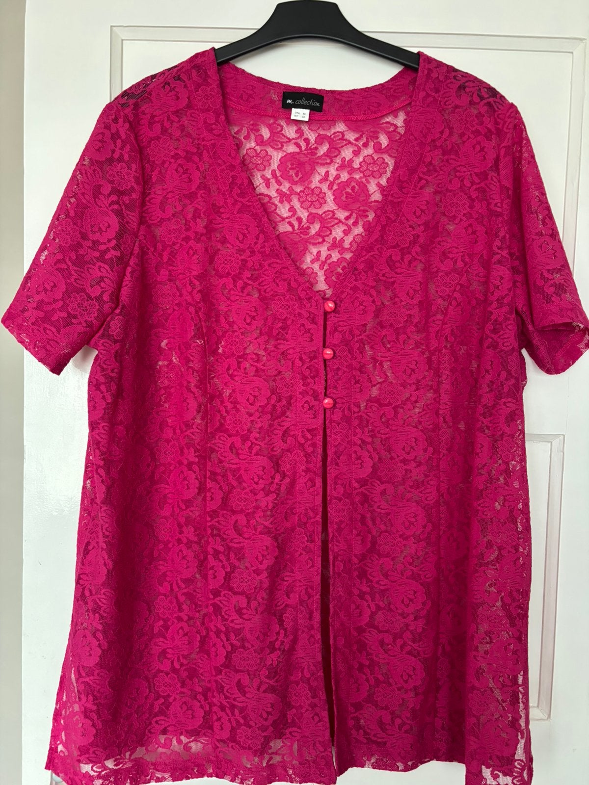 Mooi kanten blousje, Kleding | Dames, Ophalen of Verzenden, Zo goed als nieuw, Zwart, Blouse of Tuniek