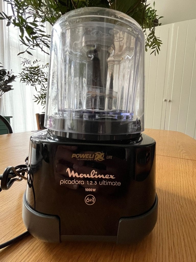 Nieuwe Moulinex multifunctionele hakmolen - 1000 watt, Minder dan 1 liter, Ophalen of Verzenden, Nieuw, 1 snelheid