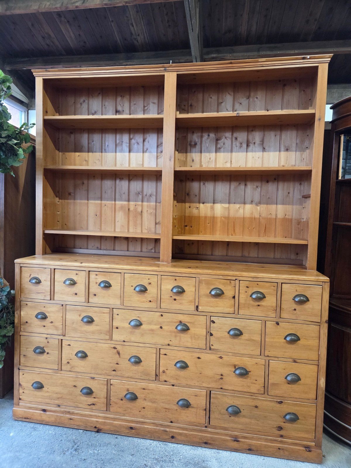 Prachtige apothekerskast ~ ladekast ~ winkelkast ~boekenkast, Ophalen, 5 laden of meer, 200 cm of meer, Zo goed als nieuw
