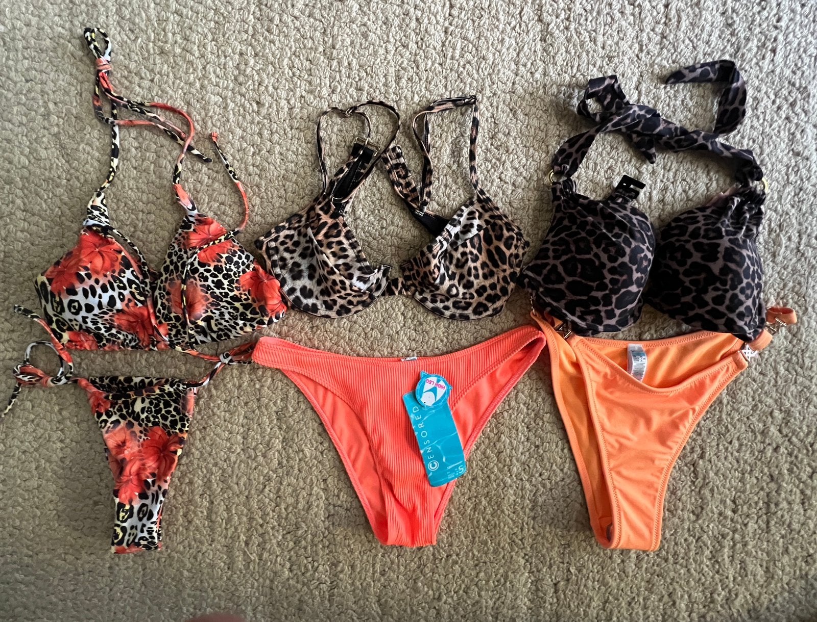 Diverse bikini’s/losse boven en onderstukjes, Kleding | Dames, Badmode en Zwemkleding, Ophalen of Verzenden, Zo goed als nieuw