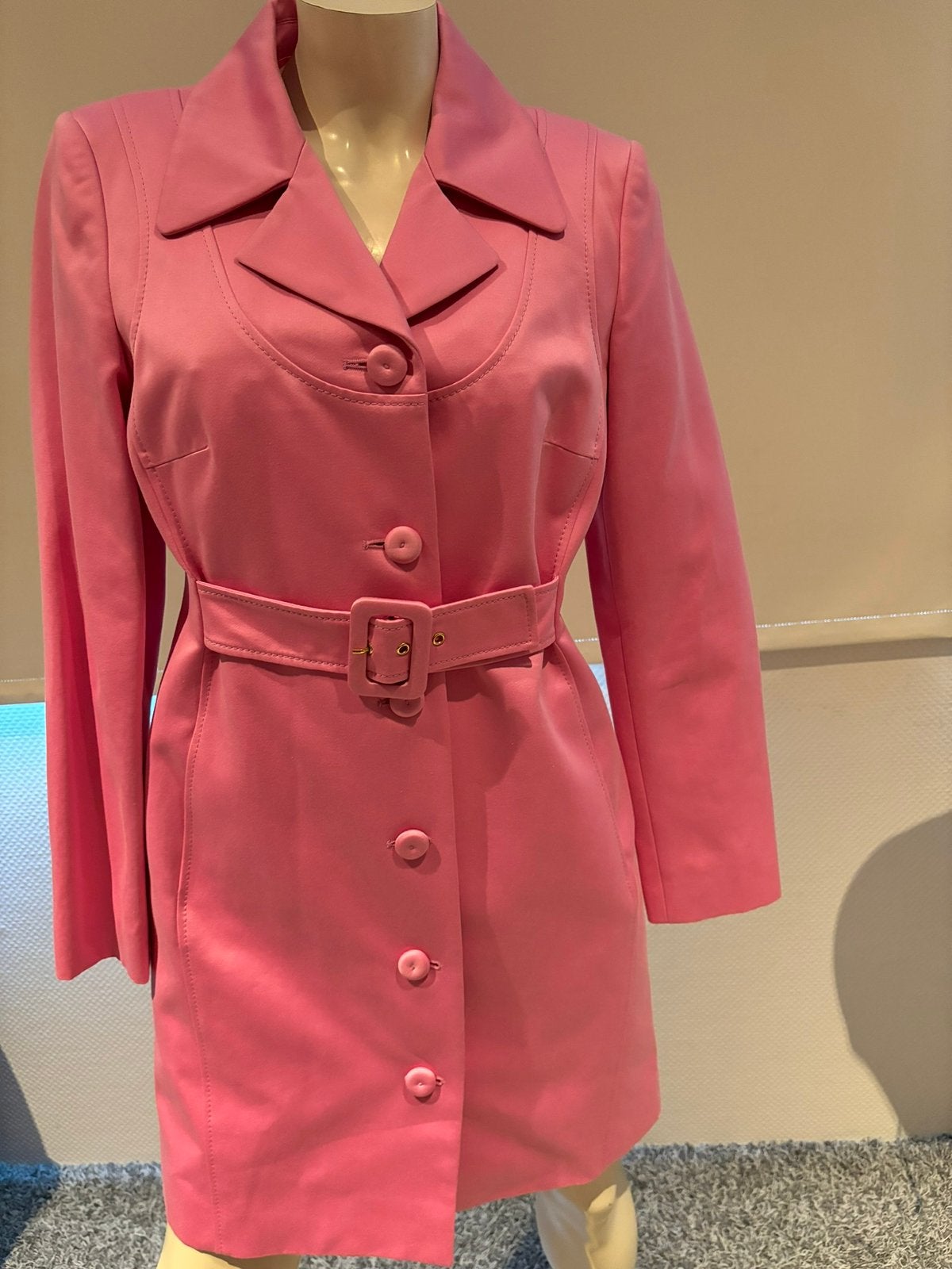 Moschino couture mantel jas maat it 42 nl 38, Maat 38/40 (M), ., Ophalen of Verzenden, Zo goed als nieuw