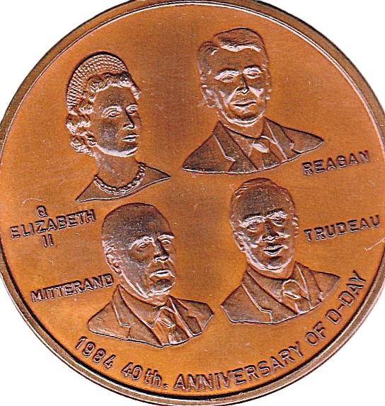 40 th. ANNIVERSARY  OF  D. DAY 1984, Ophalen of Verzenden, Overige materialen