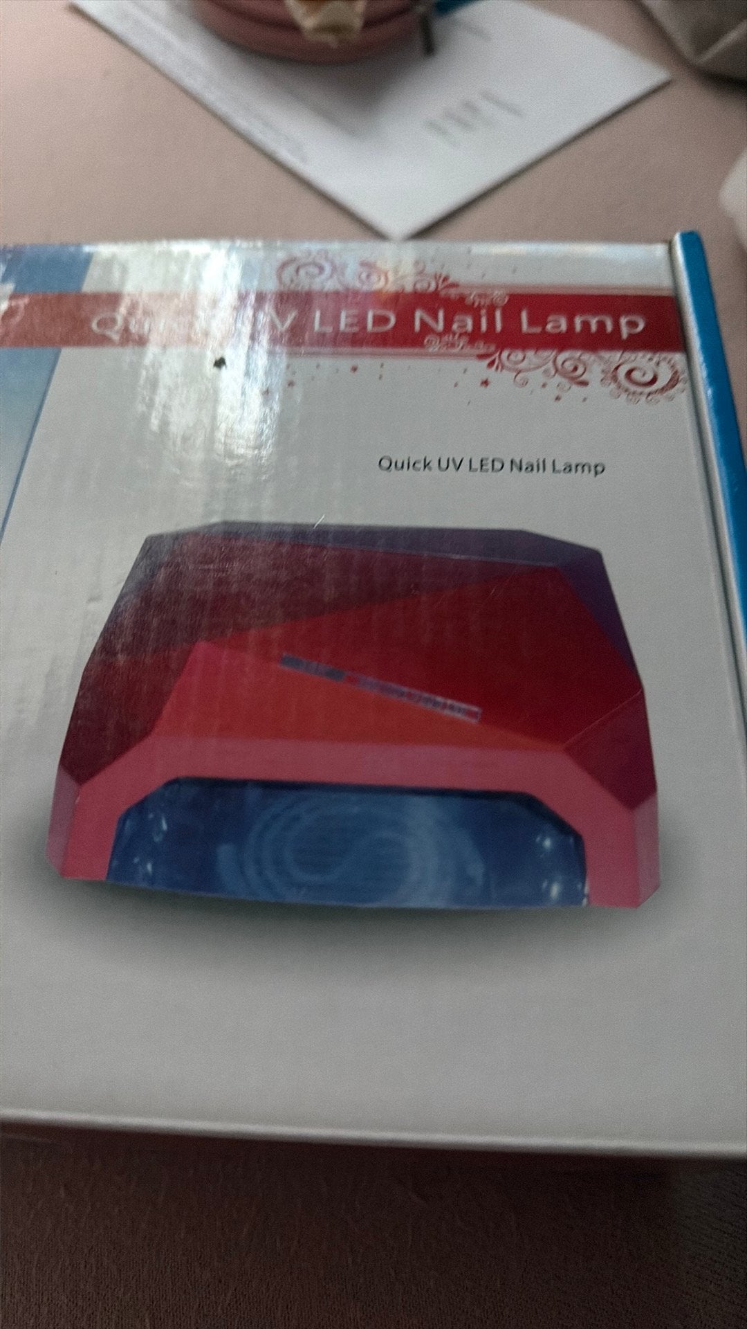 UV lamp voor gelnagels zgan in doos met gratis nagellakken, Ophalen of Verzenden, Zo goed als nieuw