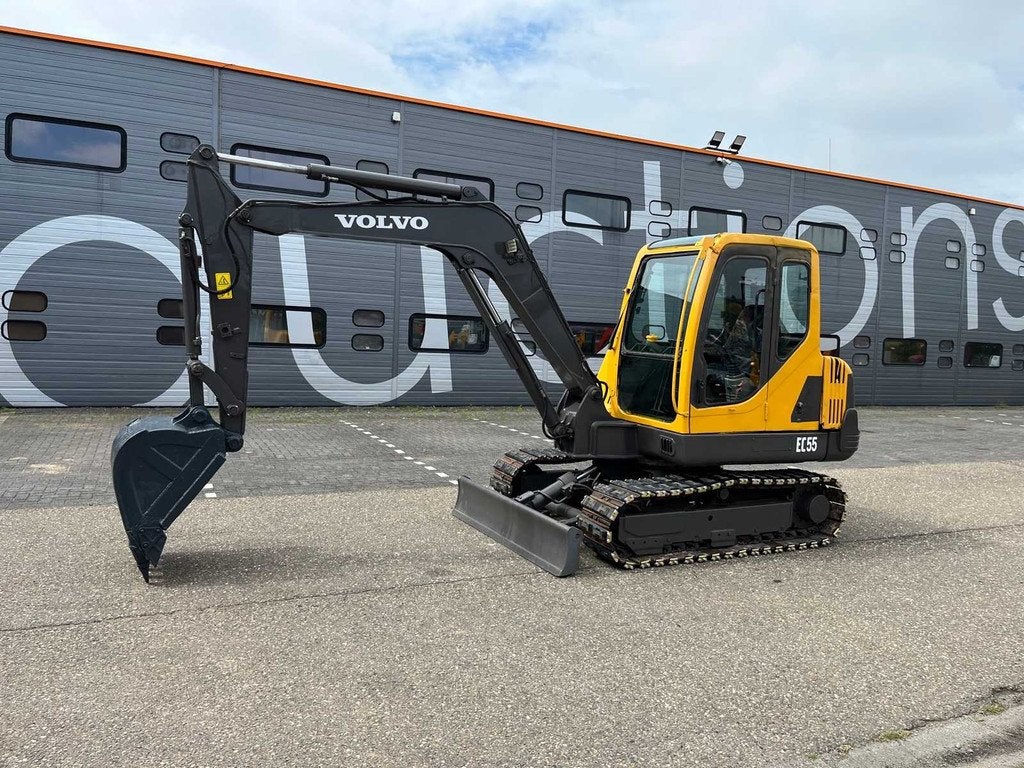 2012 Volvo EC55B Minigraafmachine, Zakelijke goederen, Graafmachine