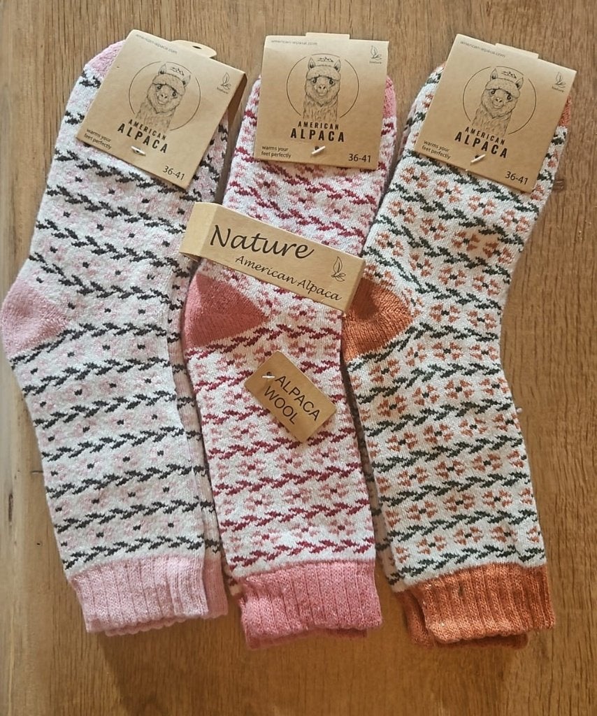 3 paar Alpca wollen sokken €10.00, Sokken en Kniesokken, Overige kleuren, Www.american-alpaca.com, Verzenden